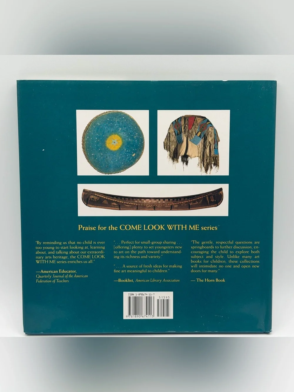 Lot of 2 World of Art Come Look With Me Hardcover Books - Indian Art/Early Ameri